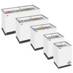 Pultová mraznička posuv. rovné víko - IC702SC