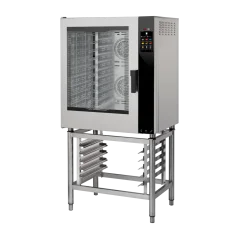 
                                    Konvektomat elektrický zesílená verze nástřik dotykový barevný automatické mytí levé dveře 10x GN 1/2
                                