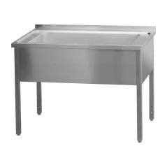 
                                    Stůl mycí 120x60x90 - 1x dřez 95x51x38
                                