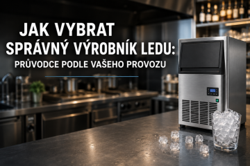 Jak vybrat správný výrobník ledu: průvodce podle vašeho provozu
