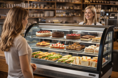 Pultová chladicí vitrína oblé sklo - TEFCOLD LCT 900 C