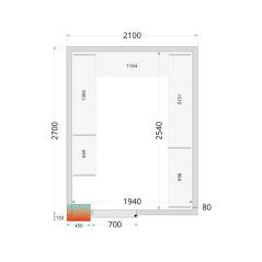 TEFCOLD CR 210x270x220
TEFCOLD CR 210x270x220