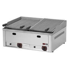 
                                    Lávový gril plynový dvojitý 2x 31x48 stolní
                                