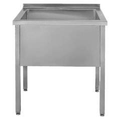 Nerezový gastro bazén MEGA‑M 700×700×850 mm, 1 komora