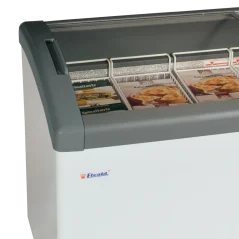 Pultová mraznička prosklené oblé víko - FOCUS 171