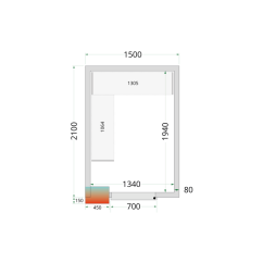 
                                    TEFCOLD CR 150x210x220
                                