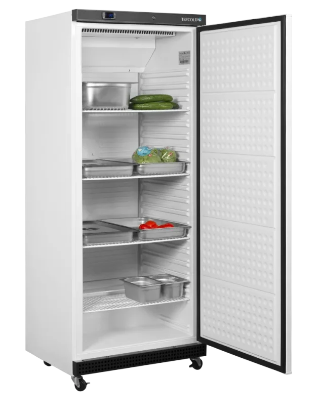 Chladicí skříň s plnými dveřmi, bílá - TEFCOLD UR 600 W1