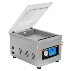 Komorová vakuová balička, svár 260 mm, čerpadlo 10 m³/h, 0,75 kW, nerez