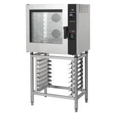 
                                    Konvektomat elektrický 7x GN 1/1, 12,6 kW, nástřik, dotykový, automatická mytí, levé dveře
                                