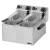 
                                    Fritéza na ryby elektrická dvojitá 0,43 kW/l, 8+8 l stolní 230 V
                                