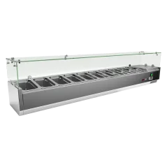 
                                    Vitrína chladicí pultová 10 x GN 1/4
                                
