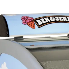 Pultová mraznička prosklené rovné víko - NIC402SC