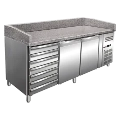 
                                    Stůl chladicí pizza 2D + 7 neutrálních zásuvek
                                