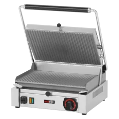 
                                    Kontaktní gril rýhovaný elektrický 37x24 230 V
                                