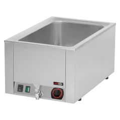 
                                    Vodní lázeň elektrická GN 1/1 - 200 stolní s výpustí
                                
