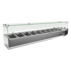 
                                    Vitrína chladicí pultová 8 x GN 1/4
                                