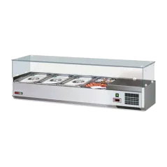 
                                    Vitrína chladicí GN 1/3 pultová 120 cm
                                