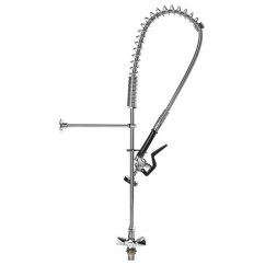 Gastro baterie s oplachovou sprchou 116 cm – Inox