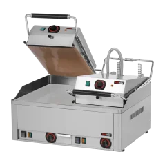 
                                    Steak gril elektrický dvojitý 65x48 stolní durable chrom
                                