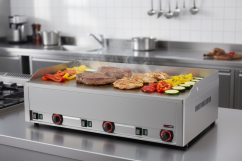 REDFOX FTHC 90 E – Elektrická grilovací deska 97×48 cm Nepřilnavý povrch + dárek zdarma