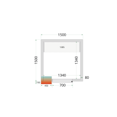 
                                    TEFCOLD CR 150x150x220
                                