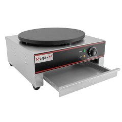 Elektrický palačinkovač Ø 400 mm, 3 kW, 230 V, litina s teflonem