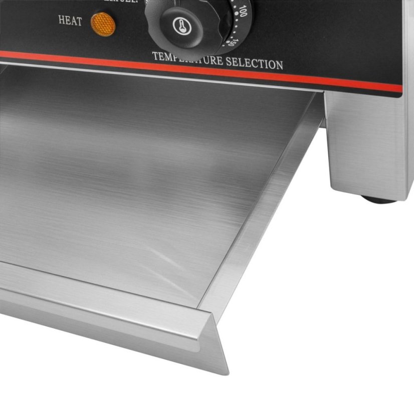 Dvojitý elektrický palačinkovač 2×Ø400 mm, 2×3 kW, 230 V