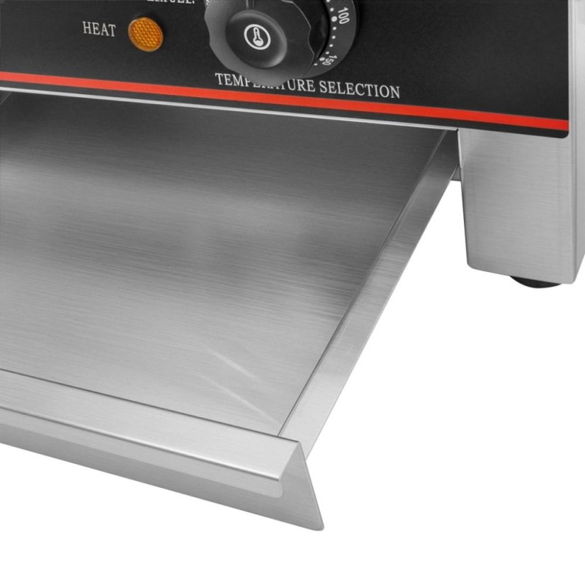 Elektrický palačinkovač Ø 400 mm, 3 kW, 230 V, litina s teflonem