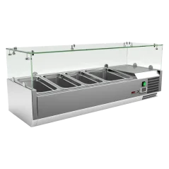 
                                    Vitrína chladicí pultová 1x GN 1/2 + 3x GN 1/3
                                