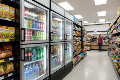 Chladicí skříň prosklené dveře - TEFCOLD FS 2380