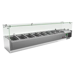 
                                    Vitrína chladicí pultová 7x GN 1/4
                                