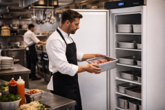 Mrazicí skříň plné dveře, bílá - TEFCOLD UF 600