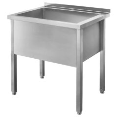 Nerezový gastro bazén MEGA‑M 800×700×850 mm, 1 komora