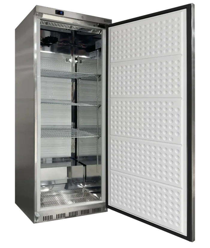 Chladicí skříň s plnými dveřmi, nerez - TEFCOLD UR 600 SS