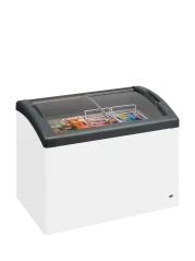 Pultová mraznička prosklené oblé víko - FOCUS 106