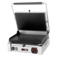 
                                    Kontaktní gril hladký elektrický 41x41 teflon 230 V
                                