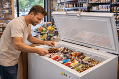 Mraznička na zmrzlinu plné víko - TEFCOLD FR 405 SL