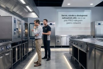 Servis, záruka a dostupnost náhradních dílů: na co se ptát PŘED nákupem gastro vybavení