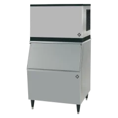 
                                    Výrobník ledu chlazený vzduchem kostkový led americký 215 kg / 24 h + zásobník 200 kg
                                