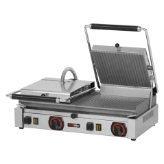 
                                    Kontaktní gril rýhovaný elektrický 57x24 400 V
                                