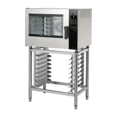 
                                    Konvektomat elektrický zesílená verze nástřik dotykový barevný automatické mytí levé dveře 5x GN 1/2
                                