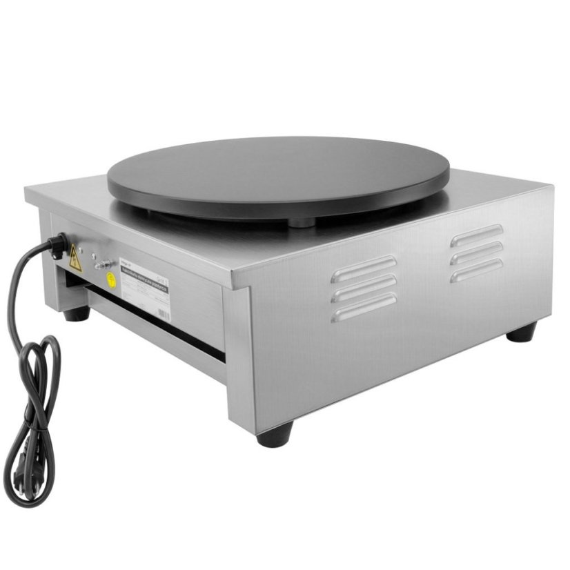 Elektrický palačinkovač Ø 400 mm, 3 kW, 230 V, litina s teflonem