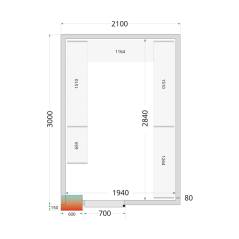 
                                    TEFCOLD CR 210x300x220
                                
