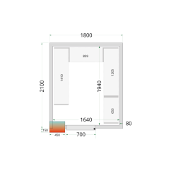 
                                    TEFCOLD CR 180x210x220
                                