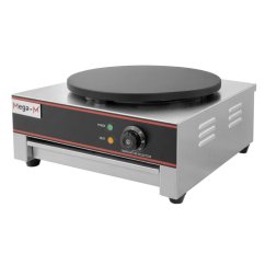 Elektrický palačinkovač Ø 400 mm, 3 kW, 230 V, litina s teflonem
