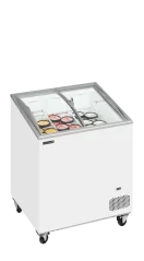 Pultová mraznička prosklené oblé víko - IC202SCEB