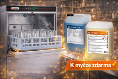 REDFOX - QQI 37 P - gastronomická myčka nádobí s odpadovým čerpadlem, nerez