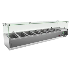 
                                    Vitrína chladicí pultová 7x GN 1/3
                                