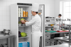 Chladicí skříň plné dveře, bílá - TEFCOLD UR 400 W1