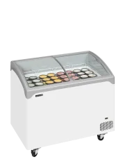 Pultová mraznička prosklené oblé víko - NIC302SCEB